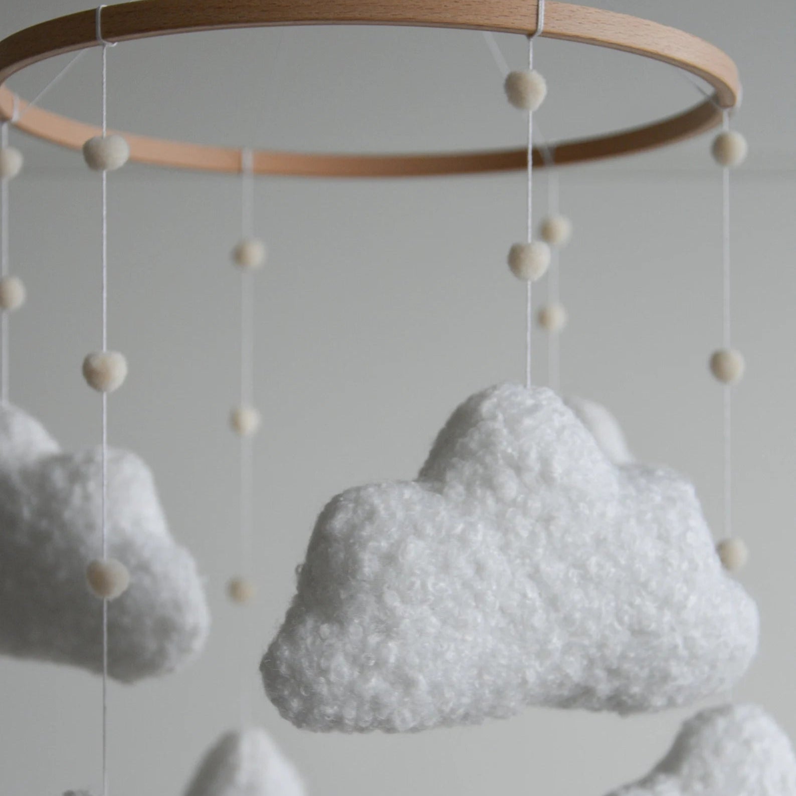 Minimalist Cloud Crib Mobile